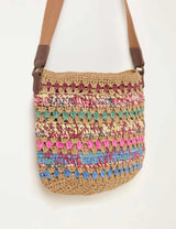 M&S FatFace Raffia Cross Body Bag (30cm x 28cm)- Buy online at McGrocer
