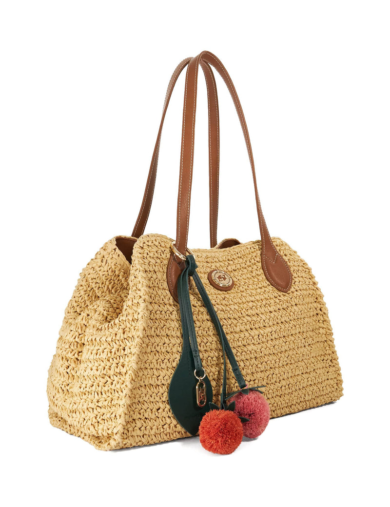 Dune London large raffia tote bag, UK version