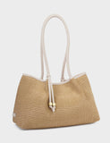 Katie Loxton raffia woven shoulder tote bag - British product