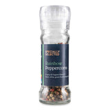 Rainbow peppercorn blend with pink, green, white and black peppercorns, UK version
