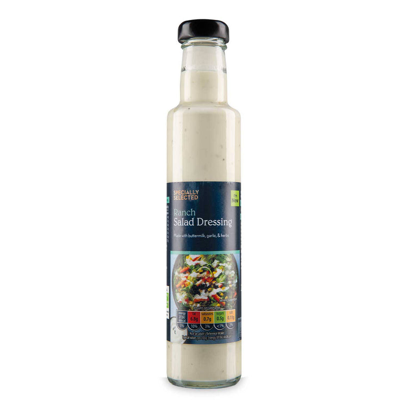 Ranch salad dressing for fresh green salads, UK version