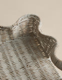 Rattan scallop tray 45cm x 35cm - British product