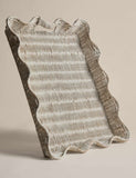 Rattan scallop tray 45cm x 35cm - British product