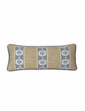 Bedeck of Belfast Rayanne woven cotton cushion 70cm - British product
