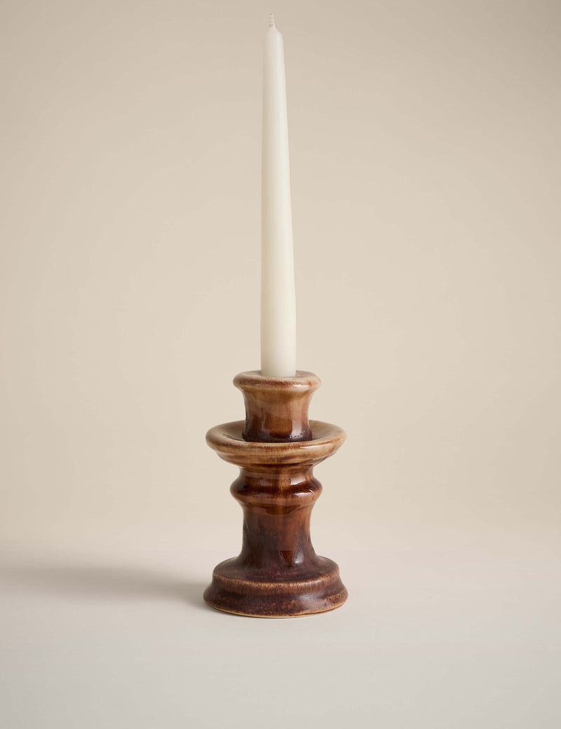 Reactive Glaze Ceramic Small Candle Holder