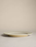 Reactive stripe dinner plate 28 cm, imported from the UK
