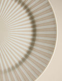 Stoneware side plate reactive stripe 20.3 cm, imported from the UK