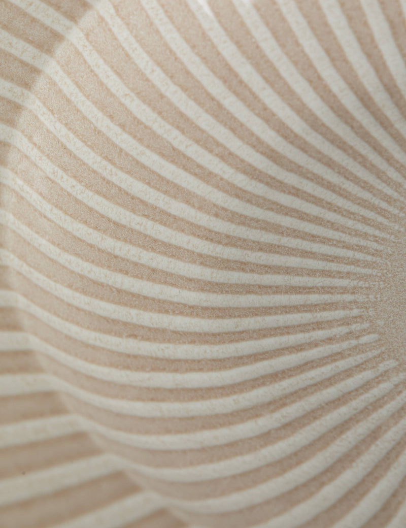 Reactive Striped stoneware pasta bowl 24.6 cm - British product