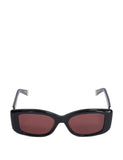 Dune London rectangle sunglasses gold tone detailing - British product