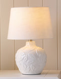 Laura Ashley Redhall ceramic leaf table lamp - British product