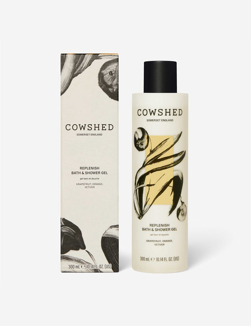 Replenish bath and shower gel 300ml, imported from the UK
