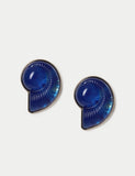 M&S resin oversized shell stud earrings, UK version