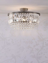 M&S Laura Ashley Rhosill Crystal Semi Flush Ceiling Light- Buy online at McGrocer