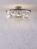 Laura Ashley Rhosill crystal semi flush ceiling light (British brand)