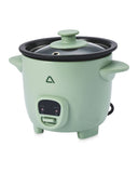 Rice Cooker with Ceramic Nonstick Pot and Glass Lid