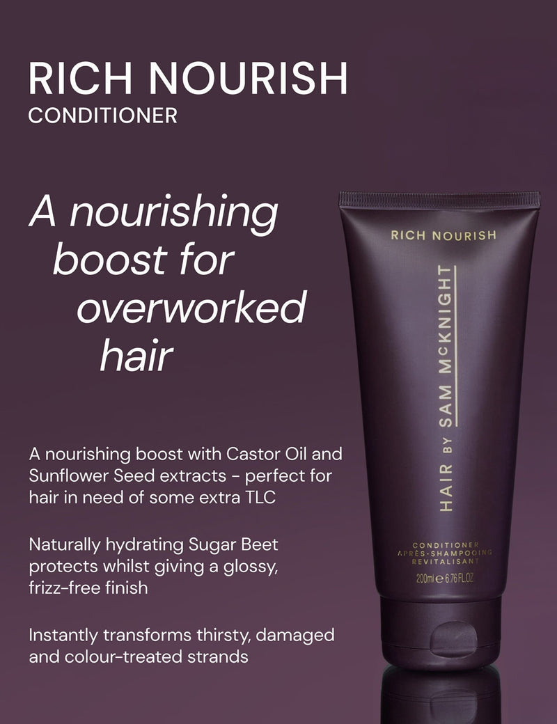 Hair by Sam McKnight conditioner 200ml, imported from the UK