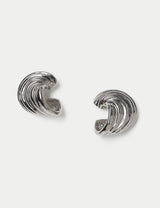 M&S Ridge Swirl Stud Earrings- Buy online at McGrocer
