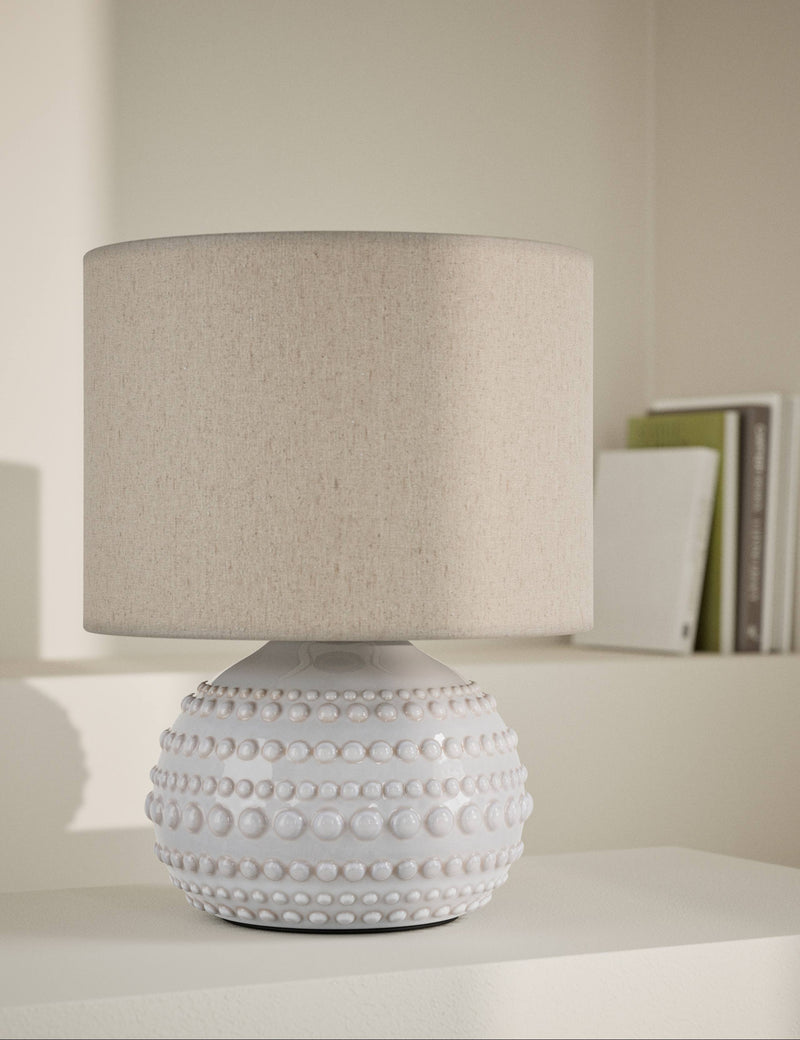 Rio ceramic table lamp 34cm, imported from the UK