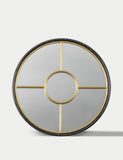 Rocca round hanging wall mirror 60cm, imported from the UK