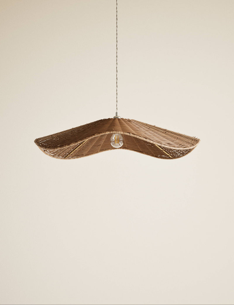 Rocco rattan lamp shade large easy fit (British brand)
