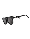 Goodr round sunglasses with polarised black lenses, UK version