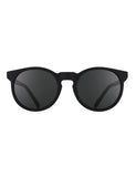 Goodr round sunglasses with polarised black lenses, UK version