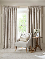 M&S Laura Ashley Rowsham Garden Pure Cotton Pencil Pleat Blackout Curtains- Buy online at McGrocer
