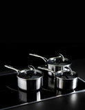 S Series Stainless Steel Saucepan Set of 3 (British brand)