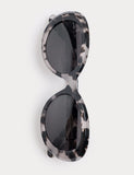 Autograph acetate oval sunglasses with chunky rims, UK version