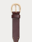 M&S leather feature buckle waist belt, imported from the UK
