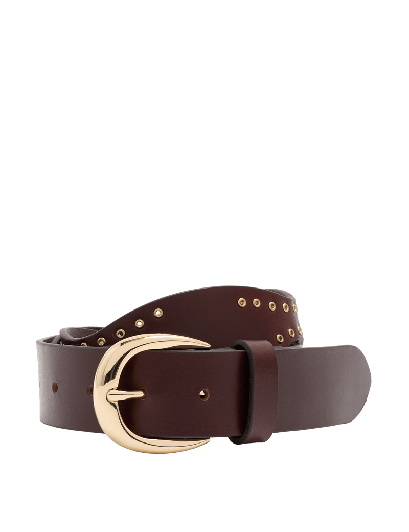 M&S leather feature buckle waist belt, imported from the UK