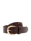 M&S leather feature buckle waist belt, imported from the UK