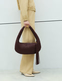 M&S woven rounded hobo bag, UK version