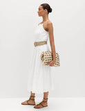 M&S Collection macrame beaded shoulder bag (British brand)