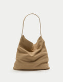 Per Una suede shoulder bag with top handle (British brand)