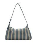 Mesh Striped Shoulder Cross Body Bag