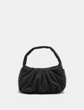 M&S pure cotton checked ruched shoulder bag, imported from the UK