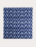 M&S linen blend ikat printed scarf - British product