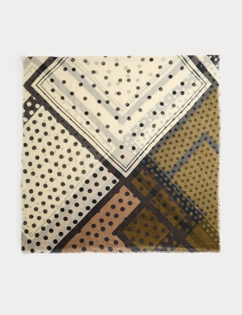 M&S polka dot scarf 90x190cm, imported from the UK