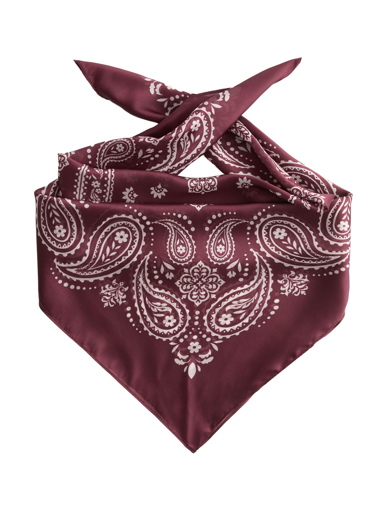 M&S Animal Print Satin Scarf 70 x 70cm