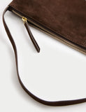 Autograph suede slouchy shoulder bag (British brand)