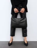 Autograph leather top handle shoulder bag - British product
