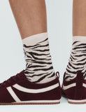 M&S animal print crew socks 2 pack - British product