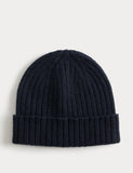 Autograph pure cashmere knitted beanie hat, imported from the UK