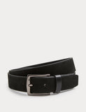 Autograph contrast suede belt pin buckle (British brand)