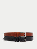M&S leather belts 2 pack (British brand)