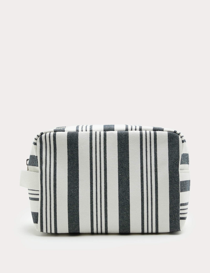 M&S canvas striped washbag - British product