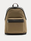 M&S Textured Twill Mix Backpack in cotton and polyurethane, British brand