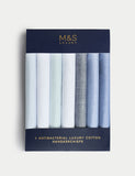 7pk Antibacterial Pure Cotton Handkerchiefs