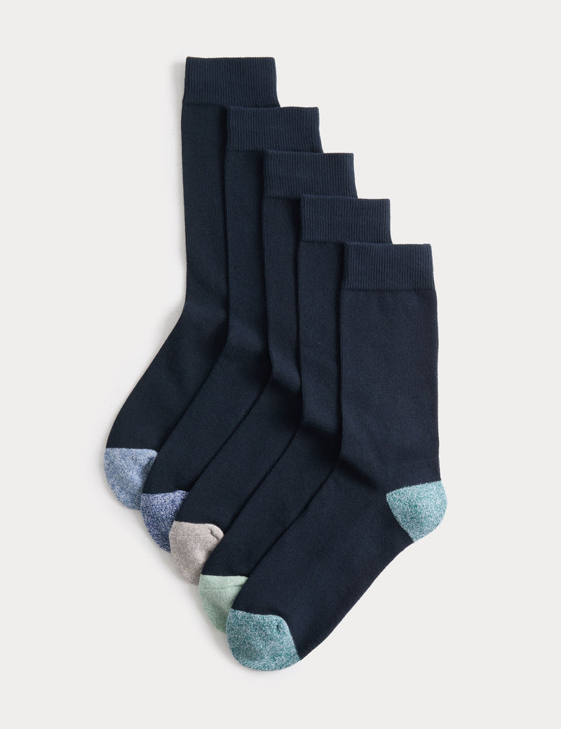 M&S Cool & Fresh cotton rich cushioned socks 5 pack - British product